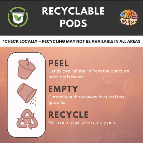 Crazy Cups Tea Pods Variety Pack