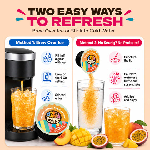 Peach Mango Passion Fruit Summer Refresher Pods
