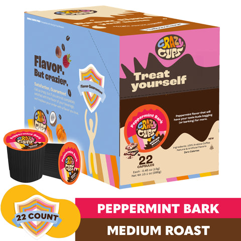 Peppermint Bark Flavored Coffee Pods