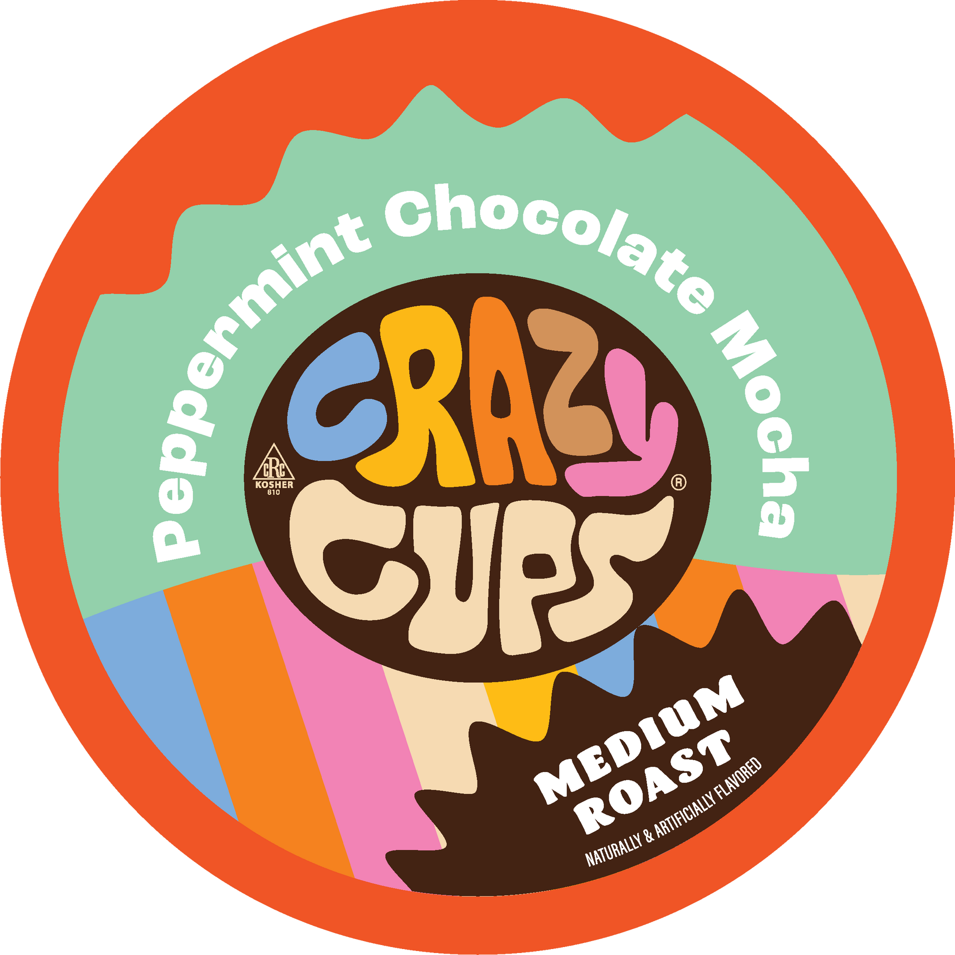 Peppermint Chocolate Mocha Coffee Pods | Crazy Cups