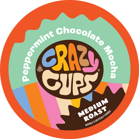 Peppermint Chocolate Mocha Flavored Coffee Pods