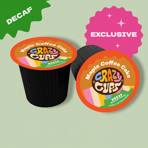 Decaf Maple Coffee Cake Flavored Coffee Pods