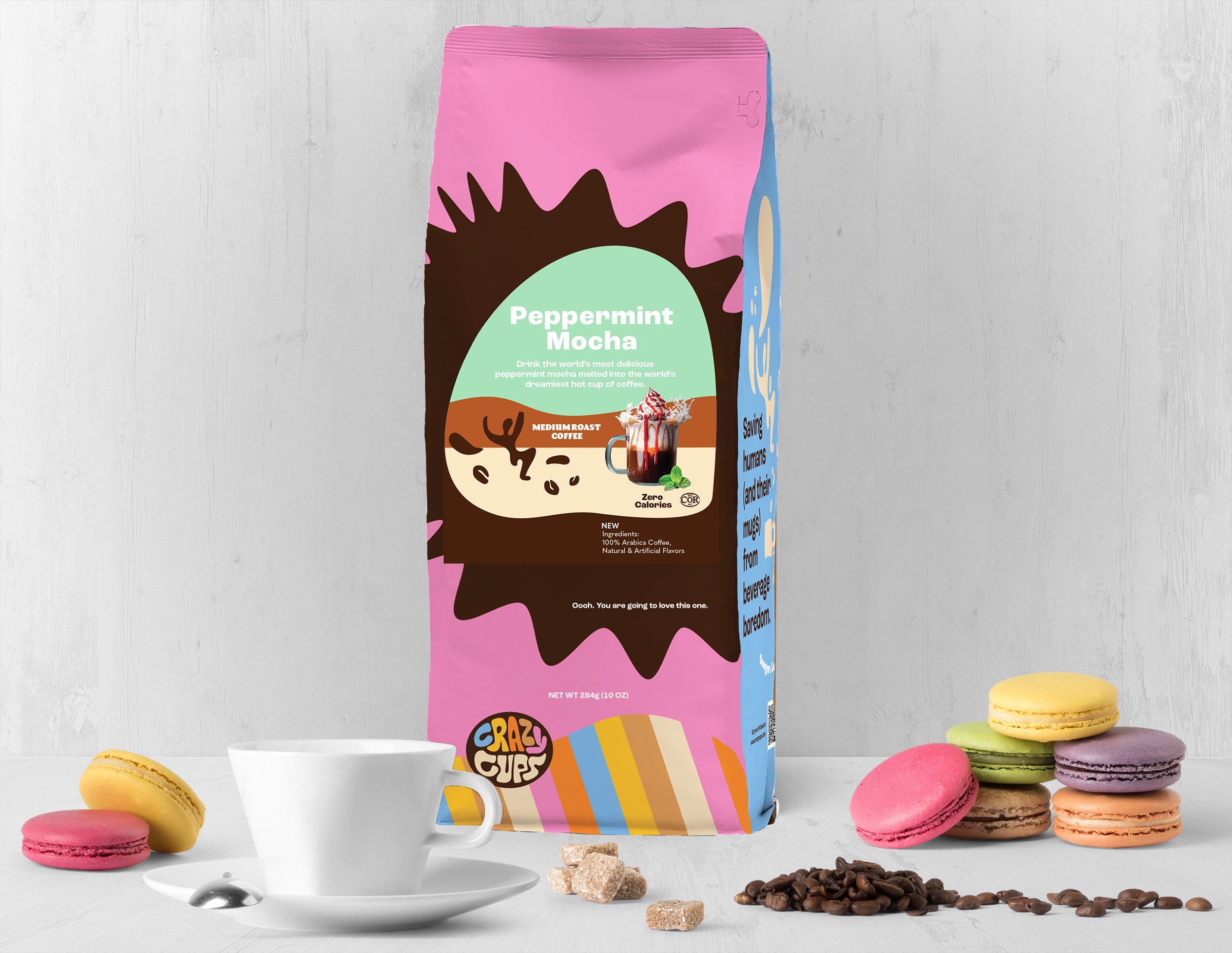 Peppermint Mocha Ground – Crazy Cups