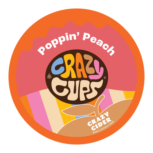 Poppin Peach Cider Pods – Crazy Cups