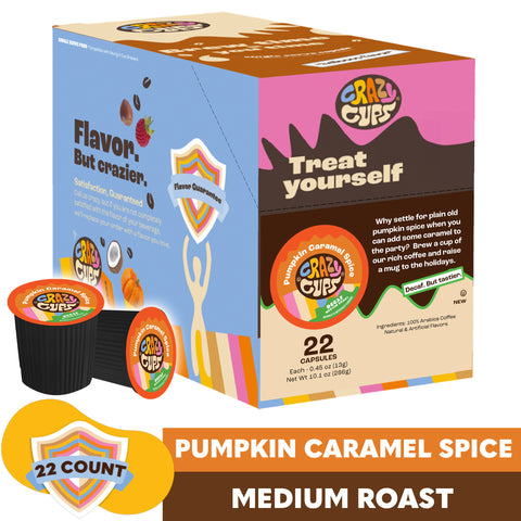 Decaf Pumpkin Caramel Spice Flavored Coffee Pods