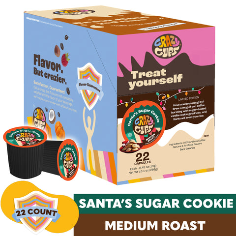 Santa's Sugar Cookie Flavored Coffee Pods