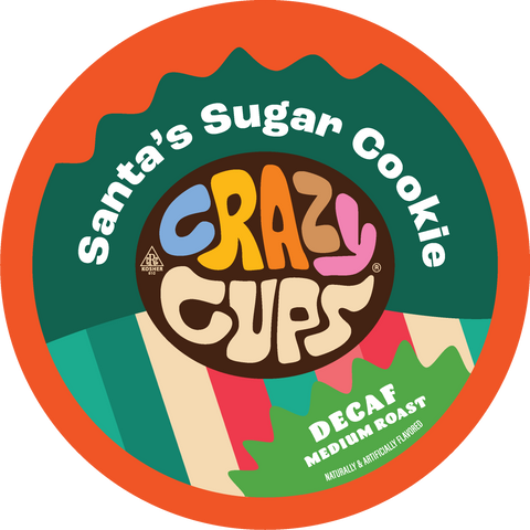 Decaf Santa's Sugar Cookie Flavored Coffee Pods