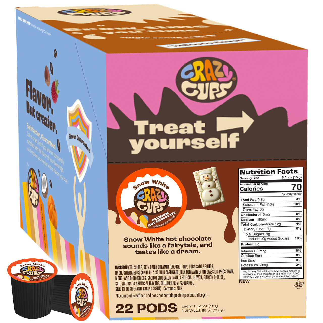 Snow White Hot Chocolate Pods – Crazy Cups