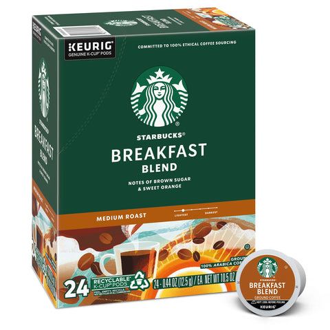 Starbucks® Breakfast Blend Coffee Pods