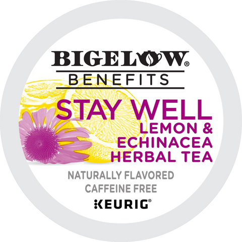 Bigelow® Stay Well Lemon & Echinacea Herbal Tea K-Cup