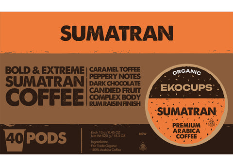 Sumatran Organic Coffee Pods
