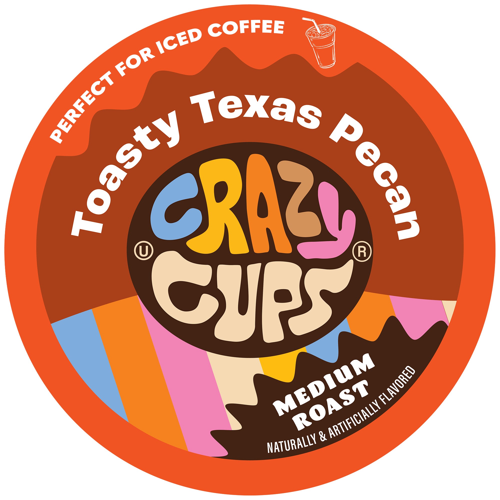 Toasty Texas Pecan Flavored Coffee Pods | Crazy Cups