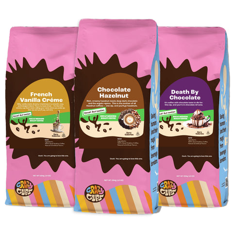 Decaf Dreamy Decadence Flavored Ground Coffee Variety Pack