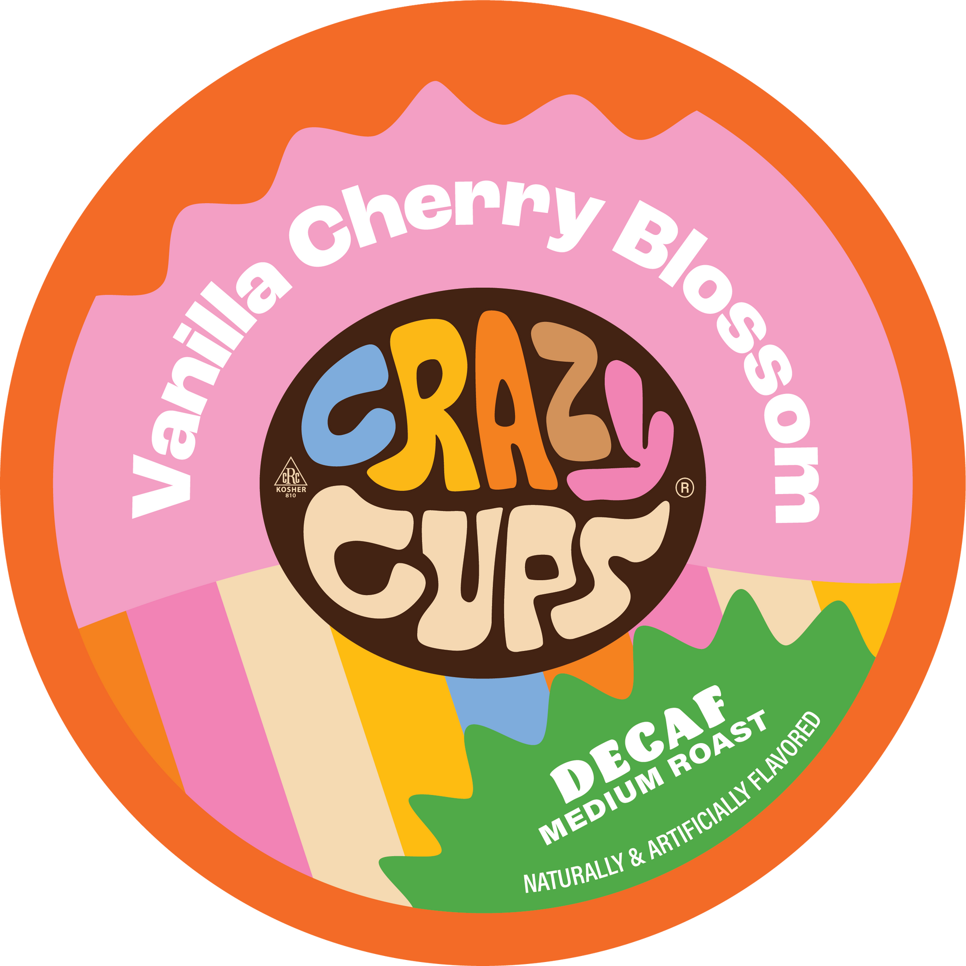 Decaf Vanilla Cherry Blossom Flavored Coffee Pods – Crazy Cups
