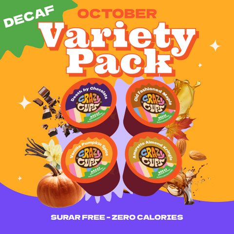 Decaf Monthly Curated Flavored Coffee Pod Variety Pack