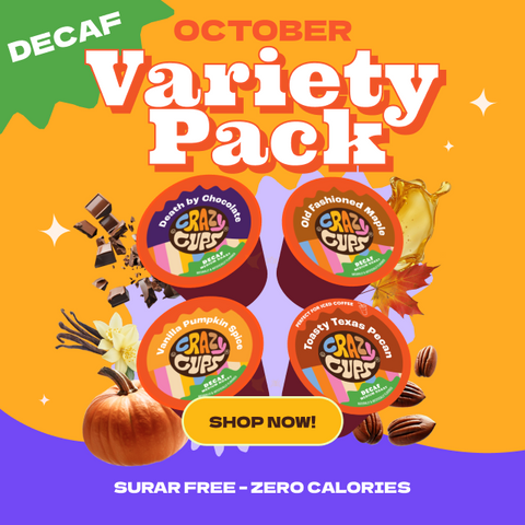 Decaf Monthly Curated Flavored Coffee Pod Variety Pack