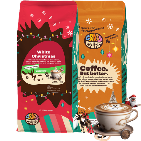 Decaf White Christmas Flavored Ground Coffee