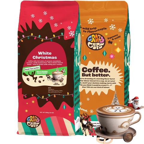 Decaf White Christmas Flavored Ground Coffee