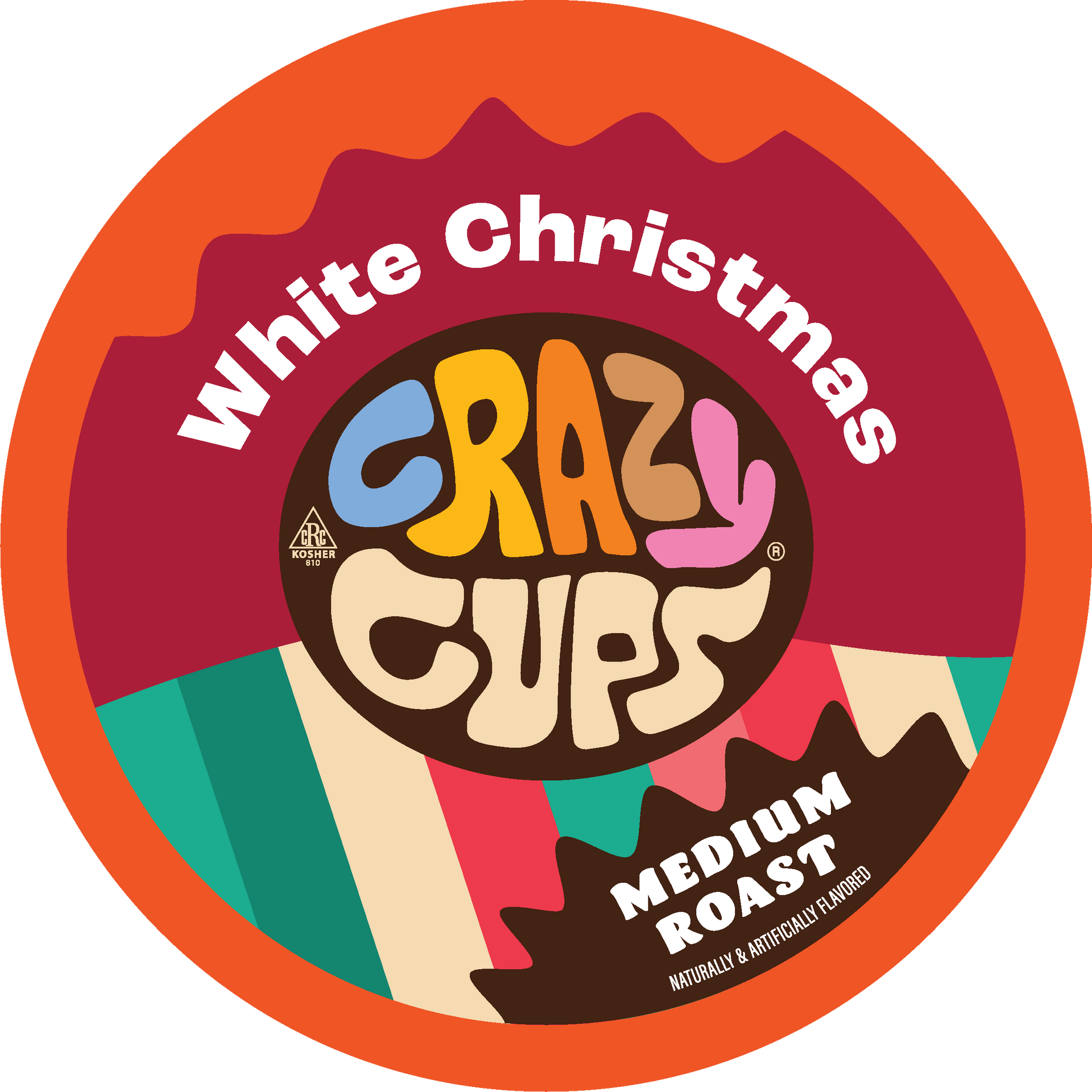 White Christmas Coffee Pods for Keurig | Crazy Cups