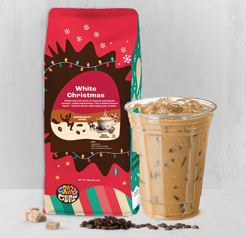 White Christmas Flavored Ground Coffee
