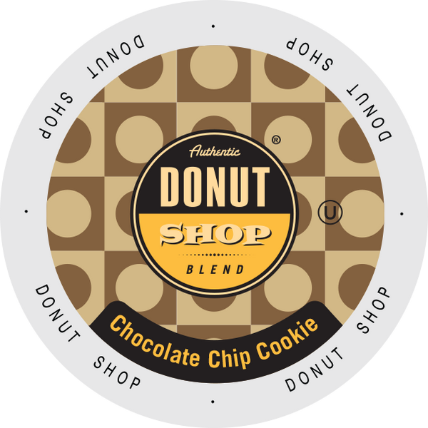Authentic Donut Shop Chocolate Chip Cookie Coffee Pods K Cups