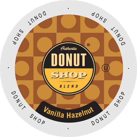 Authentic Donut Shop Vanilla Hazelnut Coffee Pods K Cups Crazy Cups