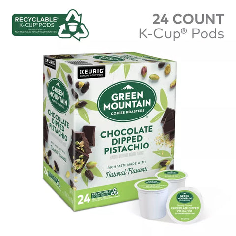Green Mountain Coffee Roasters®  Chocolate Dipped Pistachio Coffee Pods