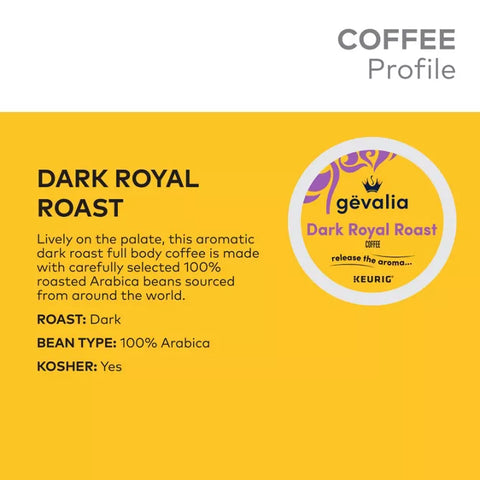 Gevalia Dark Royal Roast Coffee Pods