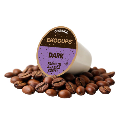 Dark Roast Organic Fair Trade Coffee Pods