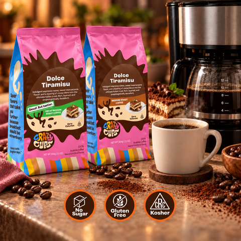 Decaf Dolce Tiramisu Flavored Ground Coffee