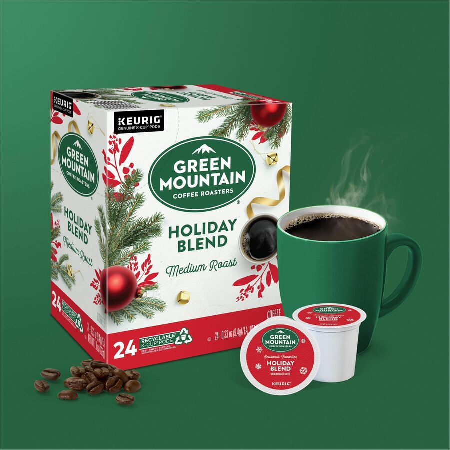 Green Mountain Coffee Roasters® K-Cup Holiday Blend Coffee – Crazy