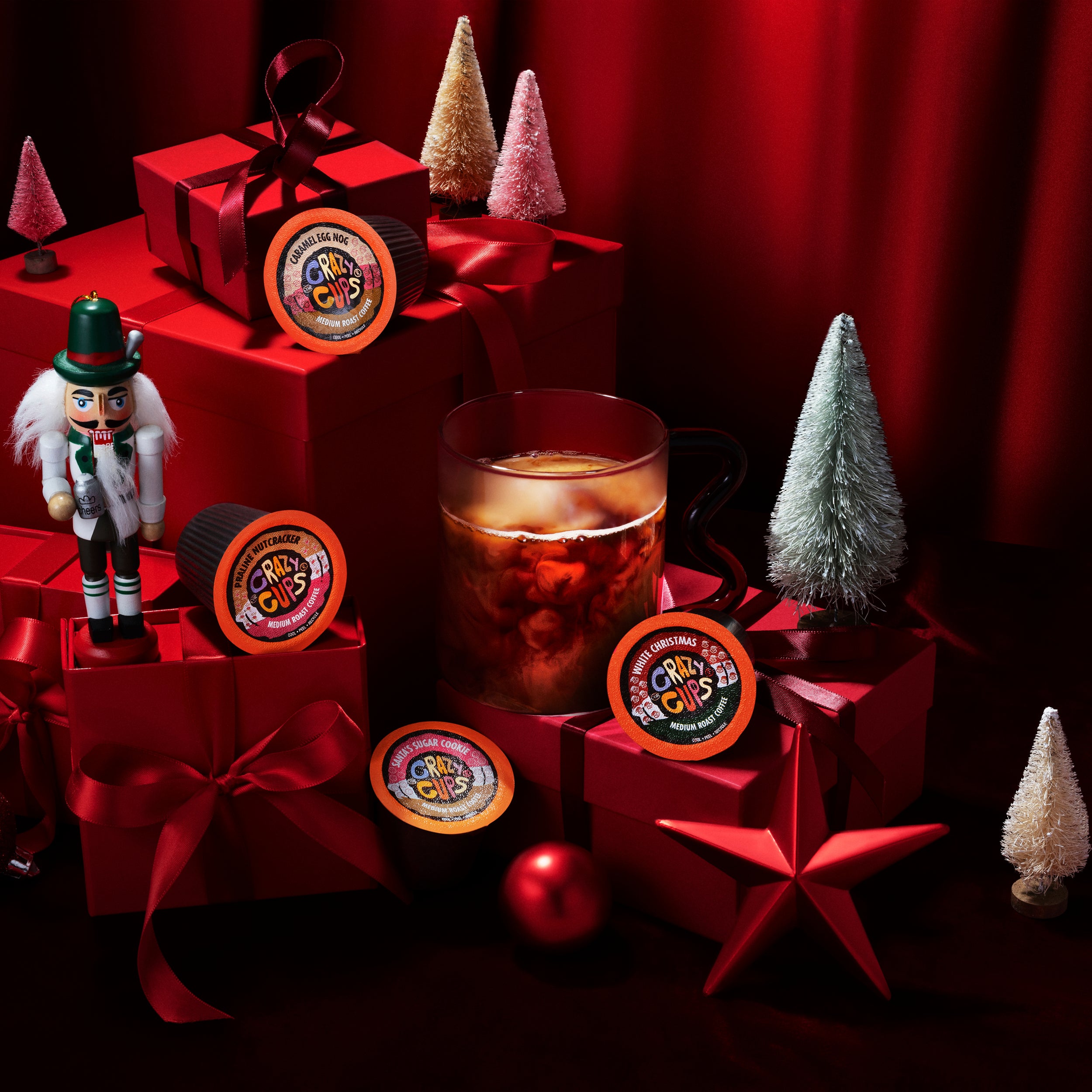 Holiday Spice Flavored Coffee Pods – Crazy Cups