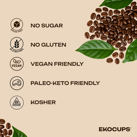 Decaf French Roast Organic Coffee Pods