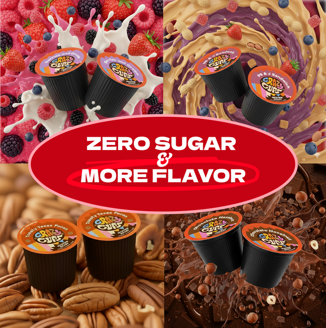 Best Sellers Flavored Coffee Pods Variety Pack – Crazy Cups
