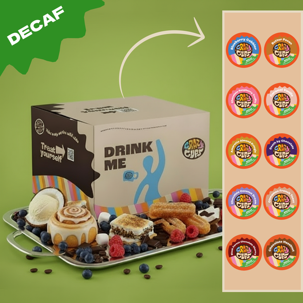 Decaf Best Sellers Flavored Coffee Variety Pack – Crazy Cups
