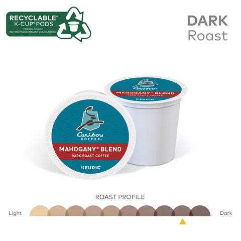 Caribou Coffee® K-Cup Mahogany Coffee Pods