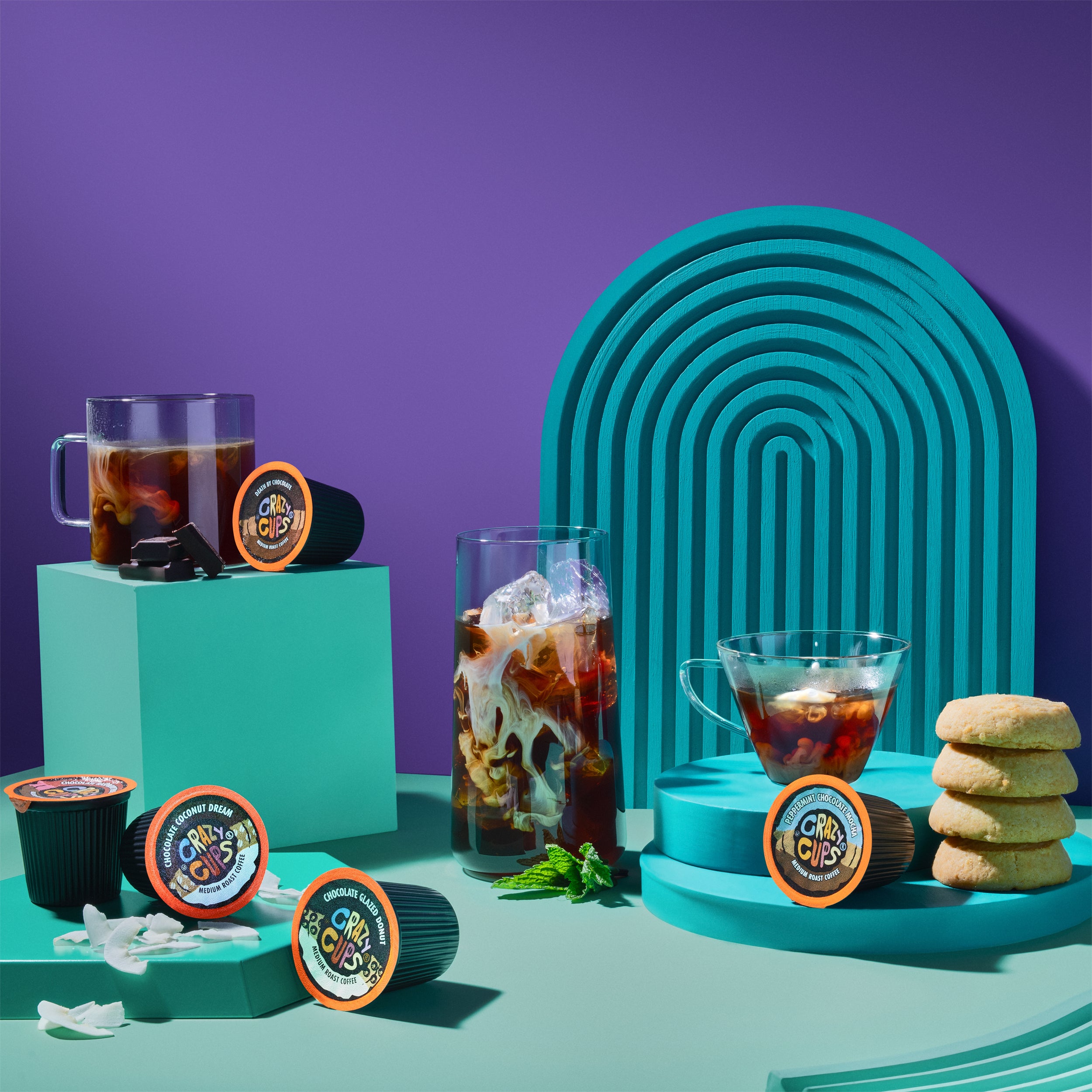 Decaf Black Forest Chocolate Cherry Flavored Coffee Pods – Crazy Cups