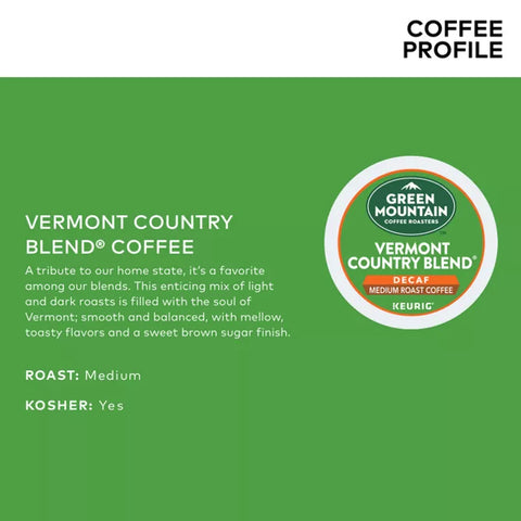 Green Mountain Coffee Roasters® Decaf Vermont Country Blend Coffee Pods